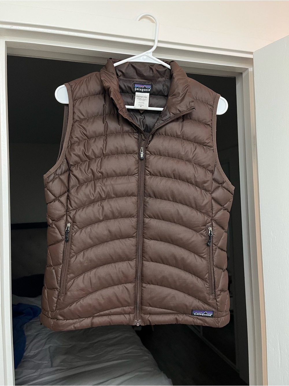 Patagonia Women's Chocolate Brown Down Sweater Vest